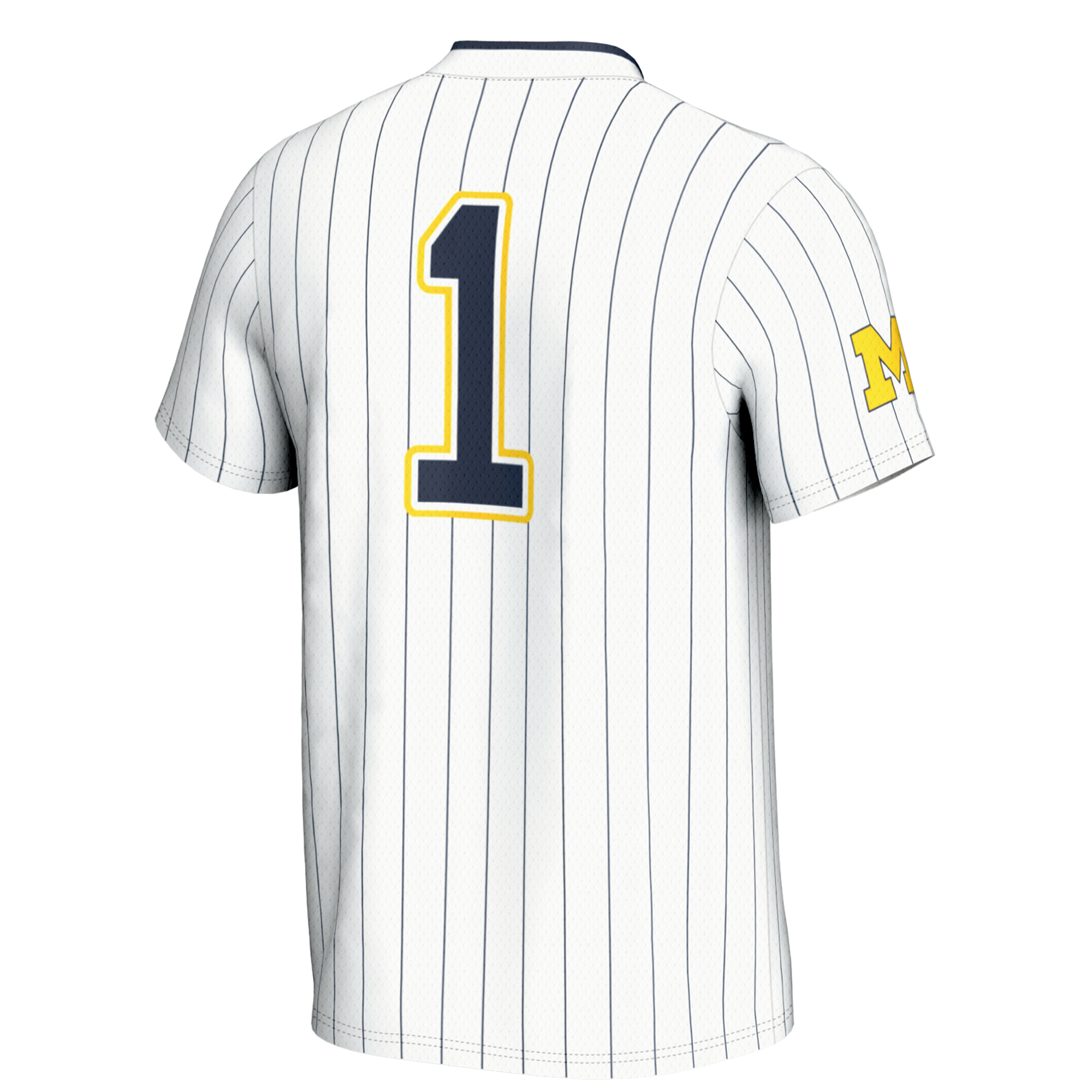 [NJP] Michigan Wolverines GameDay Greats Unisex Lightweight Softball Jersey - White