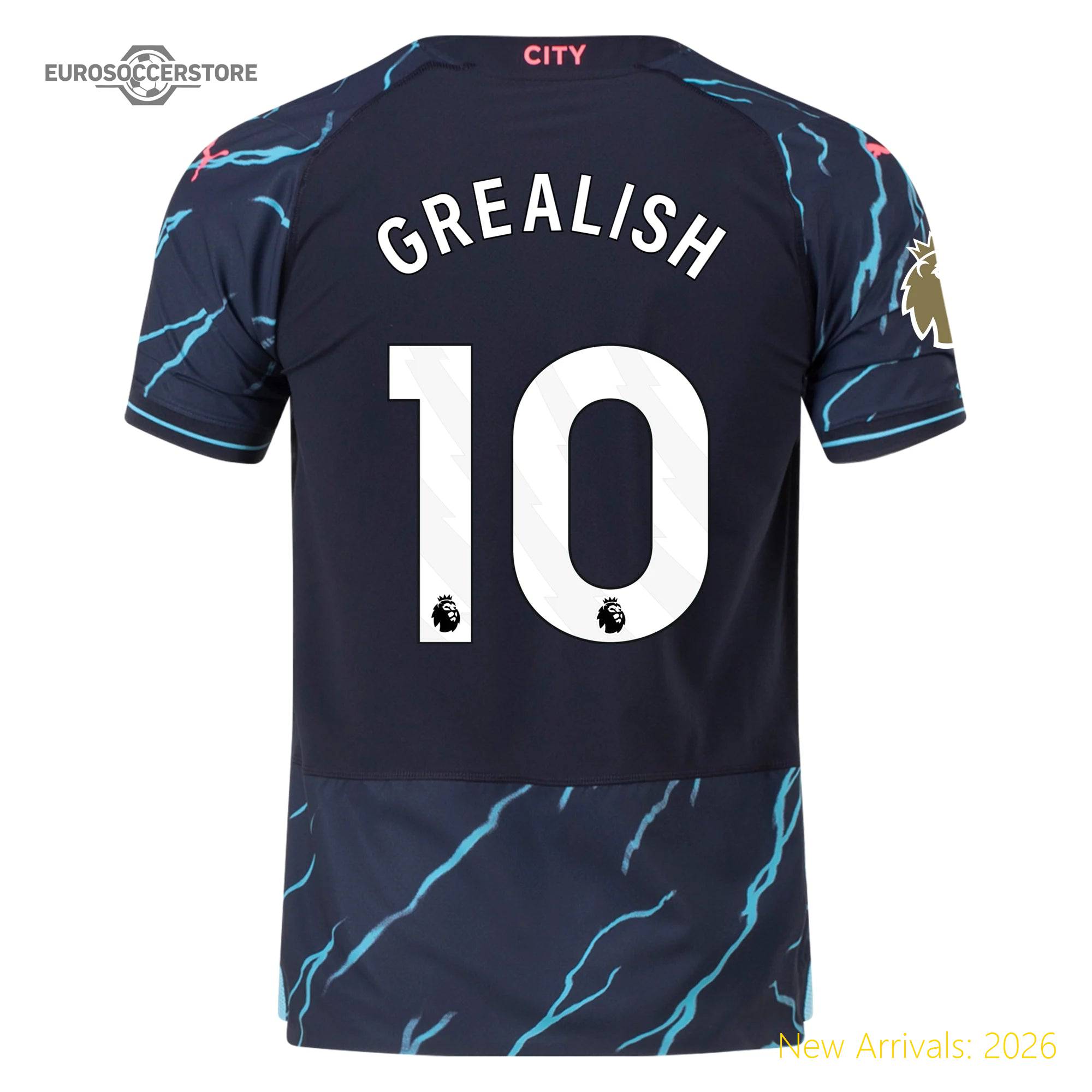 Authentic Replica Men High-quality Mci Soccer Star Third Jersey 2023