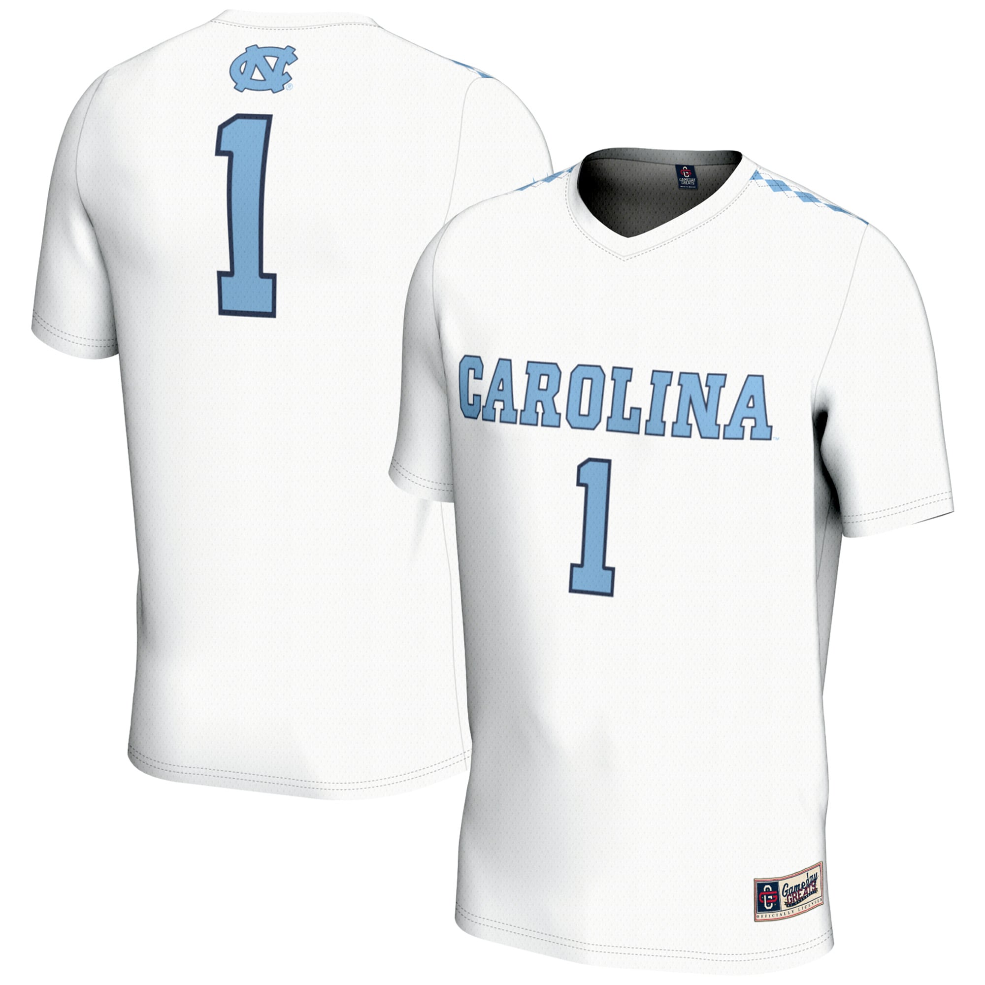 [NJP] North Carolina Tar Heels GameDay Greats Unisex Lightweight Women's Lacrosse Jersey - White