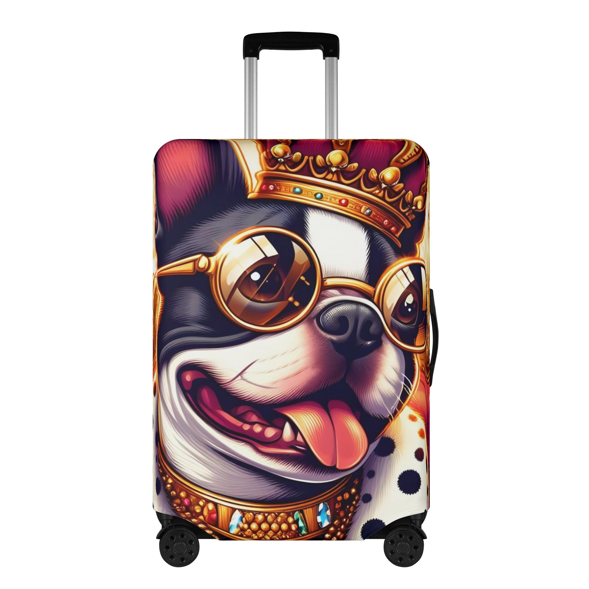 Ziggy - Premium Luggage Cover For Boston Terrier Lovers Paw Protection