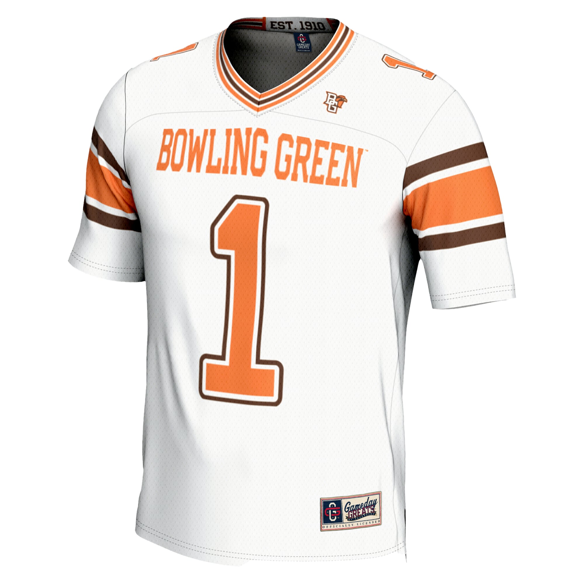 #1 Bowling Green St. Falcons GameDay Greats Endzone 26/27 Football Jersey - White