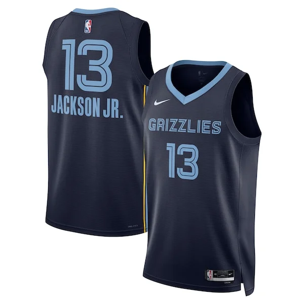 Jaren Jackson MEM Swingman Jersey - premium modern - Navy basketball