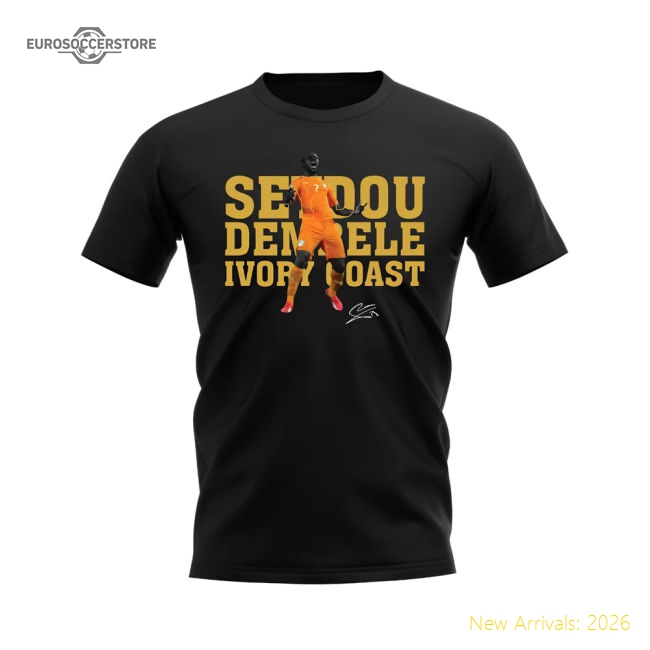 Seydou Doumbia Ivory Coast Player Tee (black) - Unbeatable Value