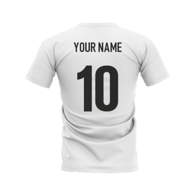 Football Ronaldo R9 Legend T-Shirt (White) (Your Name) Premium
