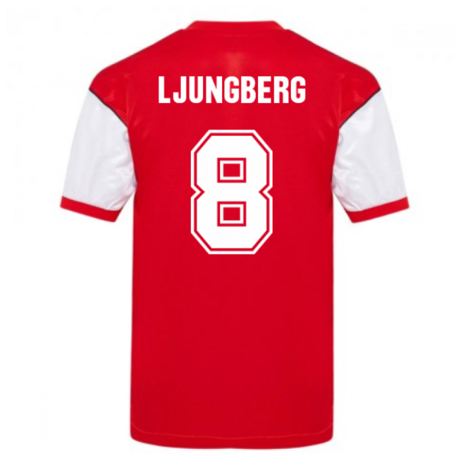Score Draw Arsenal 1982 Home Shirt (LJUNGBERG 8) (Collector's Item)