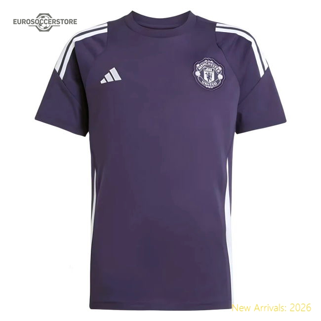 2025-2026 Man Utd Training Tee (Aurora Plum) - Kids