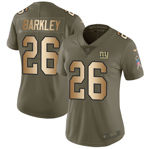 NFL Y G Giants Saquon Barkley #26 Limited Team Color Authentic Jersey