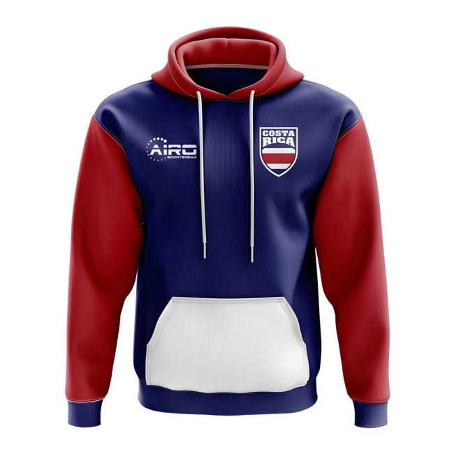 World-Class Aero-Dynamic Costa Rica Concept Country Football Hoody