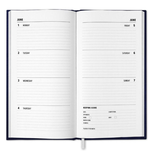 Adult Tottenham Hotspur FC Slim Diary 2026
