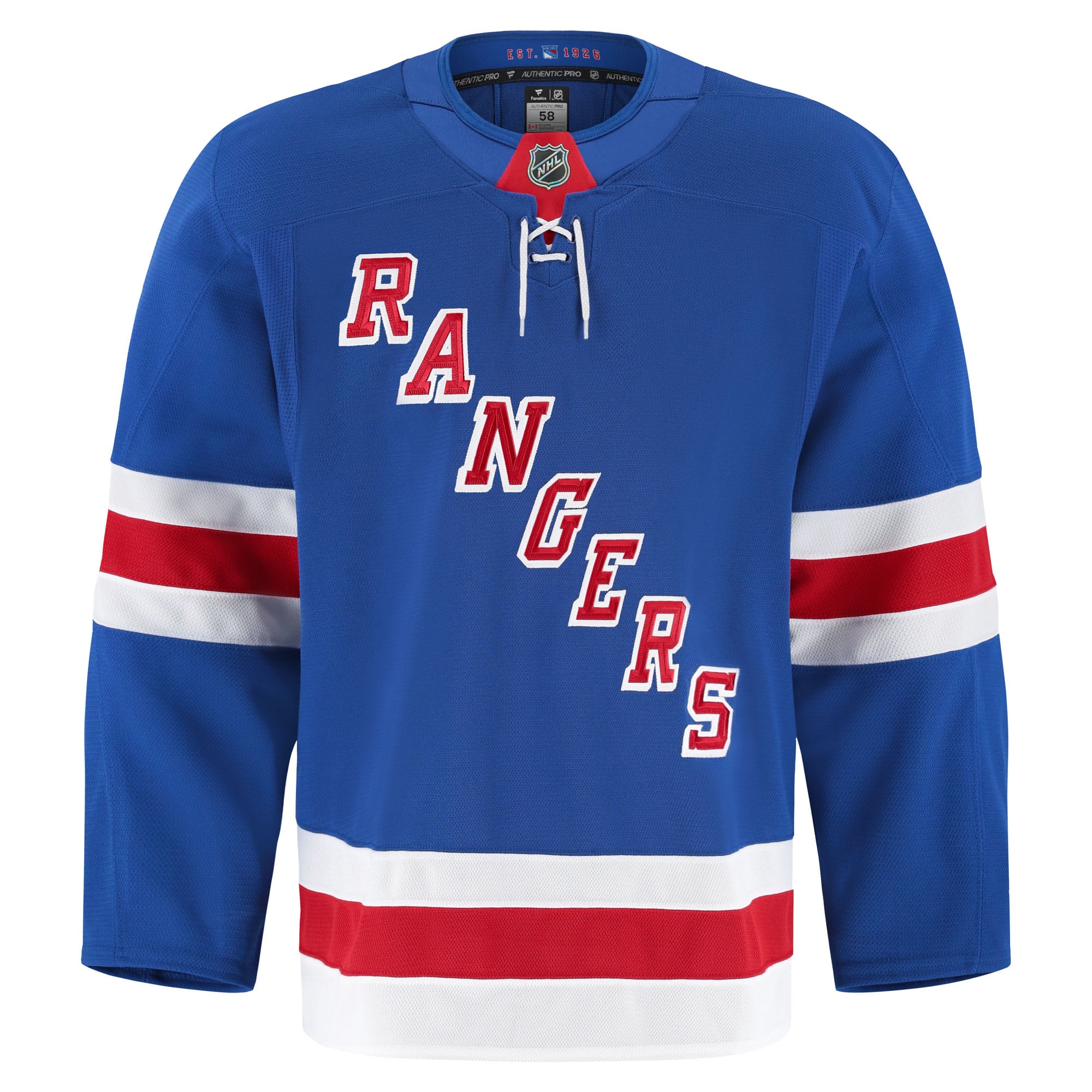 [JED] New York Rangers Home Authentic Pro Jersey - Royal