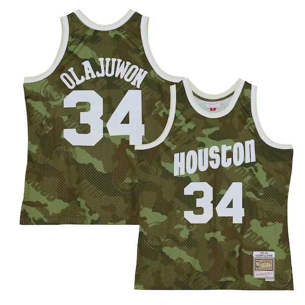 Hakeem Olajuwon HOU Swingman Jersey - genuine NBA - Green sports