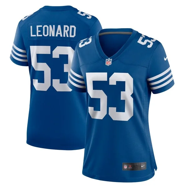 None Shaquille Leonard Game Jersey - Royal | NFL Player Jersey