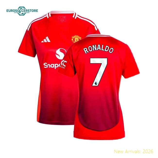 Man Utd Ronaldo Sophisticated Womens Jersey Climacool Quick-dry