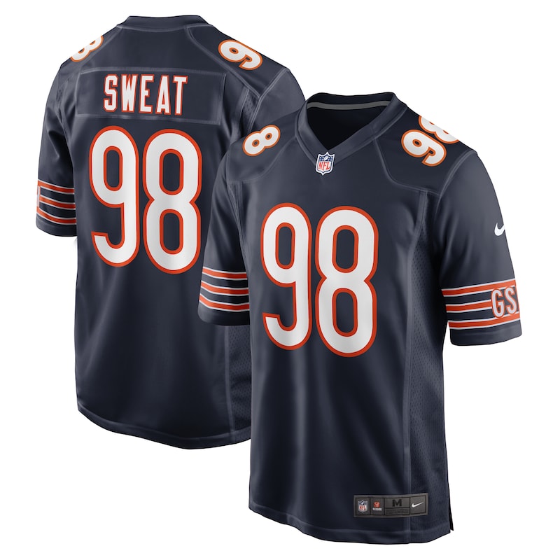None Montez Sweat Chicago Bears Powerful Replica Jersey for NFL Fans