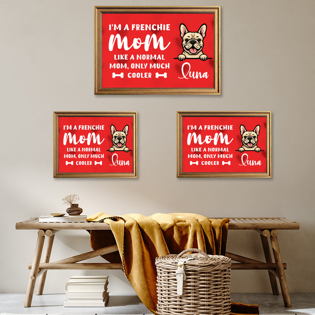 Framed Poster • Wall Decoration Frenchie Themed Wear | Trendy Style