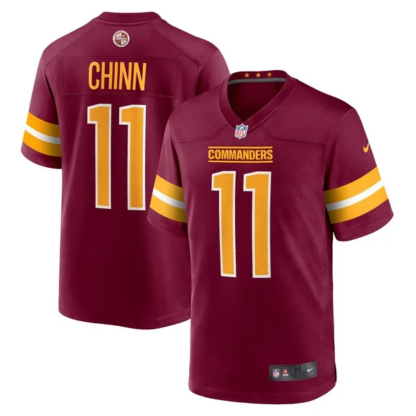 None Game NFL Jersey - Burgundy | Top-Grade Football Apparel