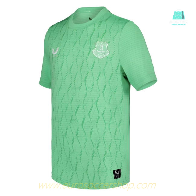 2025-2026 Everton Home Goalkeeper Shirt (Green) - Kids