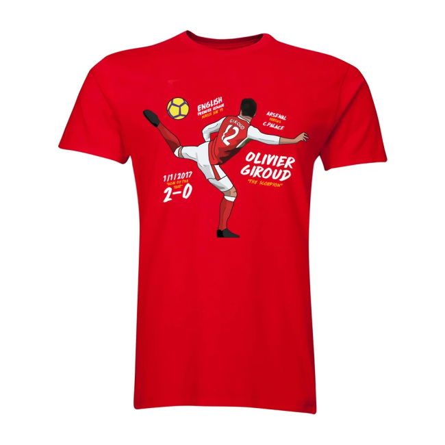 Olivier Giroud The Scorpion T-Shirt (Red)_505