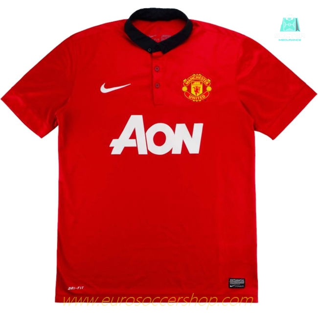 Manchester United 2013-14 Home (XL) (Excellent) (Valencia 25)