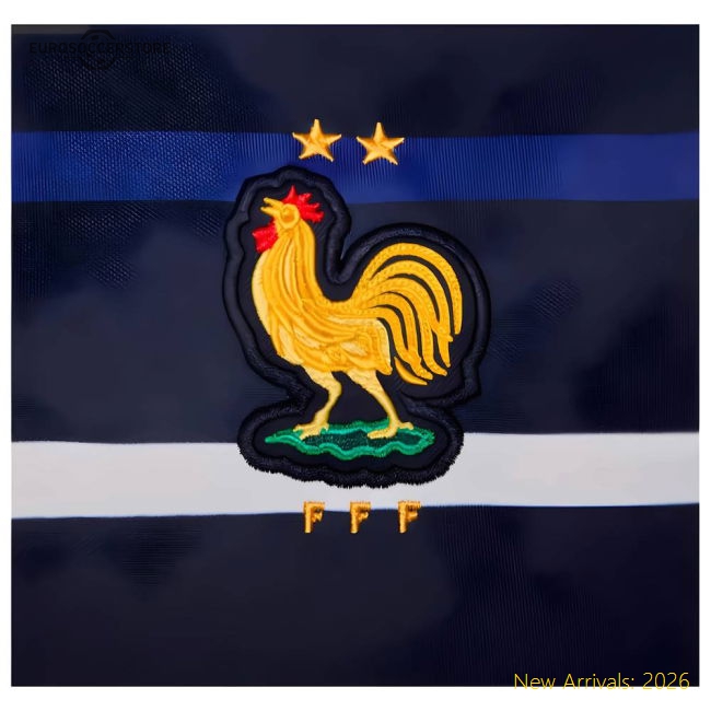France 2024-2025 Premium Home Jersey - Athletic Modern Movement