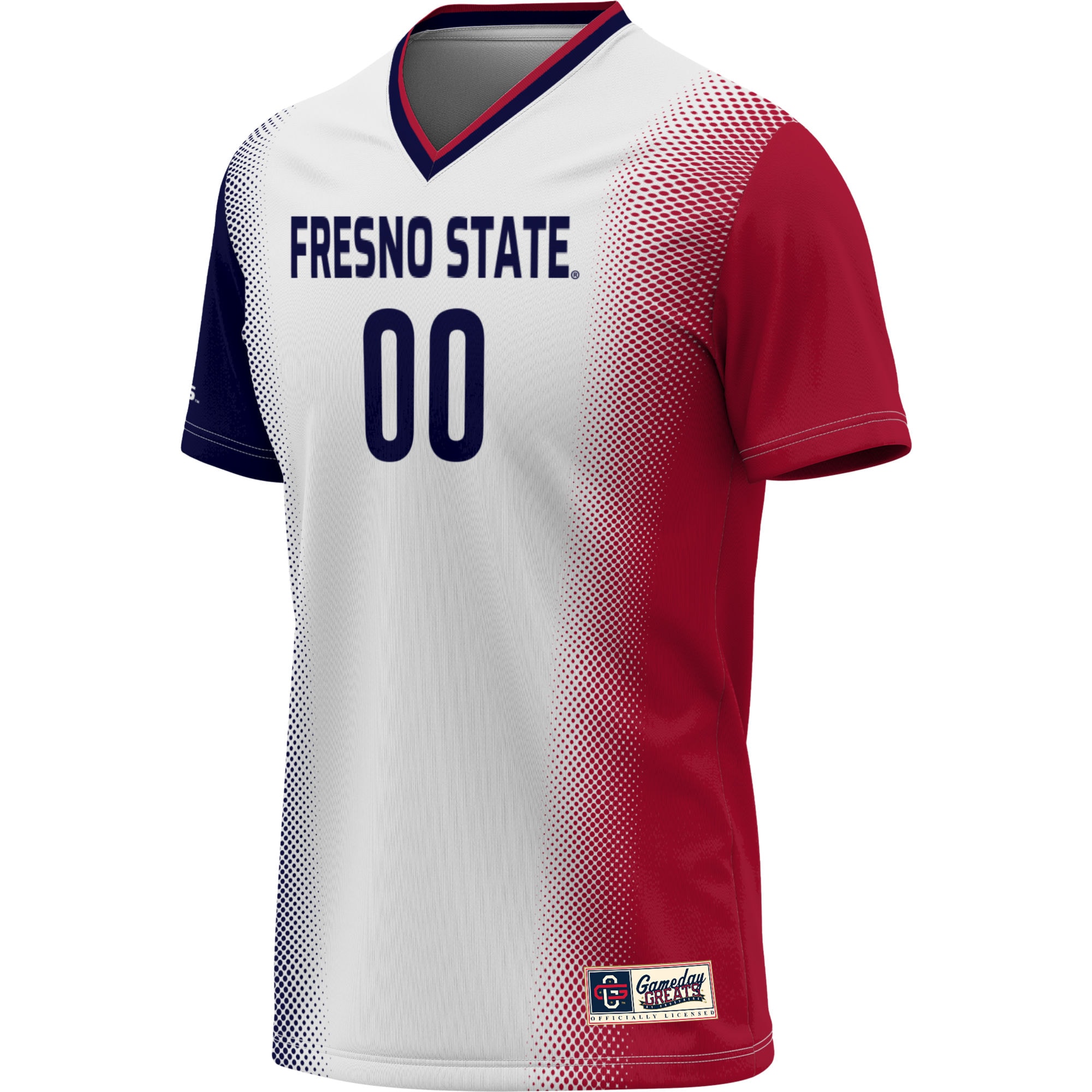 [ESK] Fresno State Bulldogs GameDay Greats Youth NIL Pick-A-Player Lightweight Women's Soccer Jersey - White