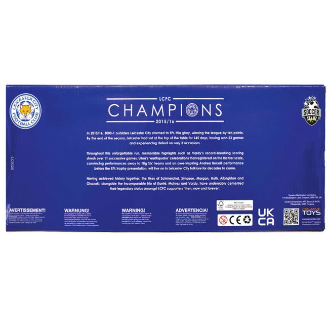 Leicester City FC SoccerStarz Premier League Winners Team Pack