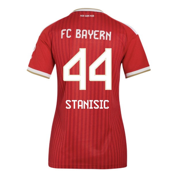 [SD] 2026-2027 Bayern Munich Home Shirt (Womens) (Stanisic 44)