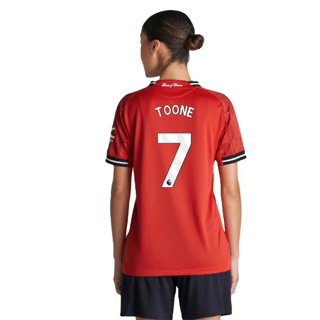 2025-2026 Man Utd Authentic Home Kit (Womens) (Toone 7)