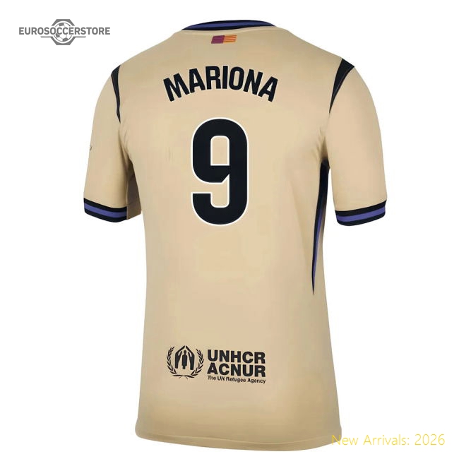2025-2026 Blaugrana Second Jersey (mariona 9) - Concept Creation