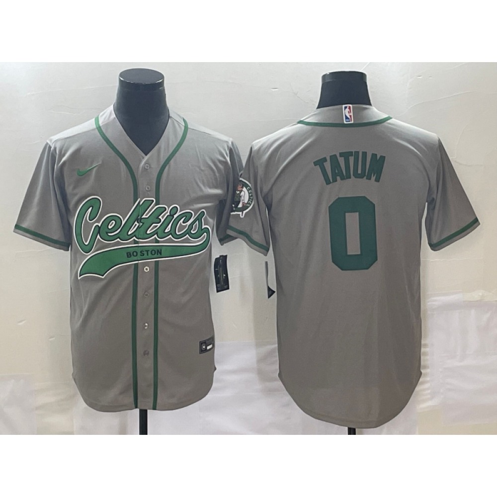 Boston Celtics Jayson Tatum0 Gray Jersey - Fan Favorite