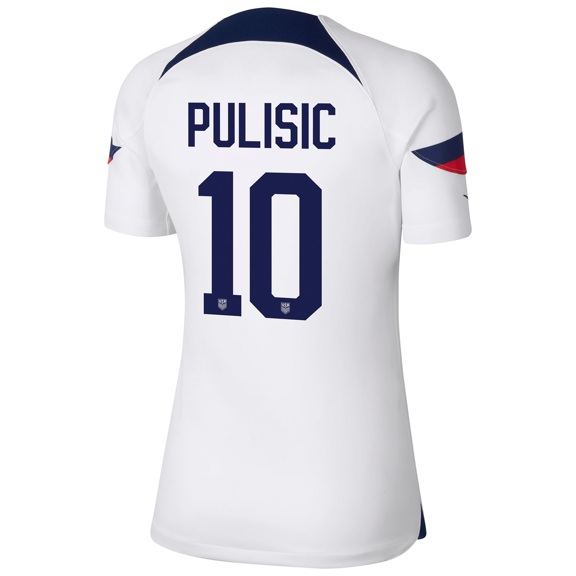 Best Usa nike womens usa uswnt pulisic #10 Home Jersey -