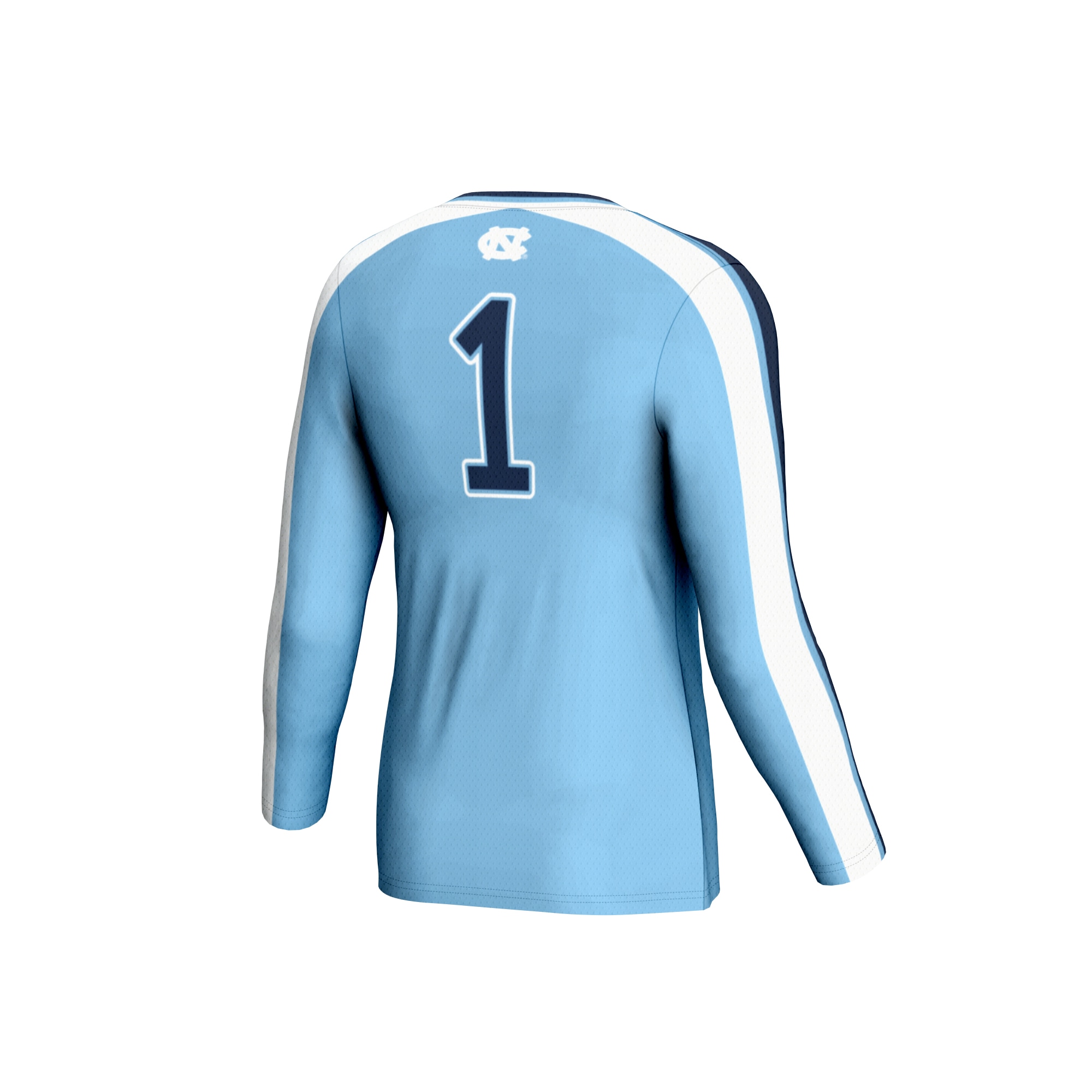 [NJP] North Carolina Tar Heels GameDay Greats Youth #1 Lightweight Volleyball Fashion Jersey - Carolina Blue