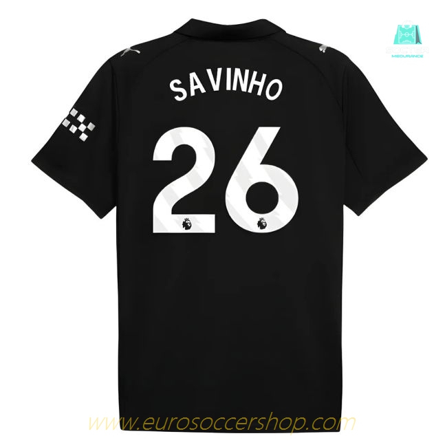 2025-2026 Man City Away Shirt (Savinho 26)