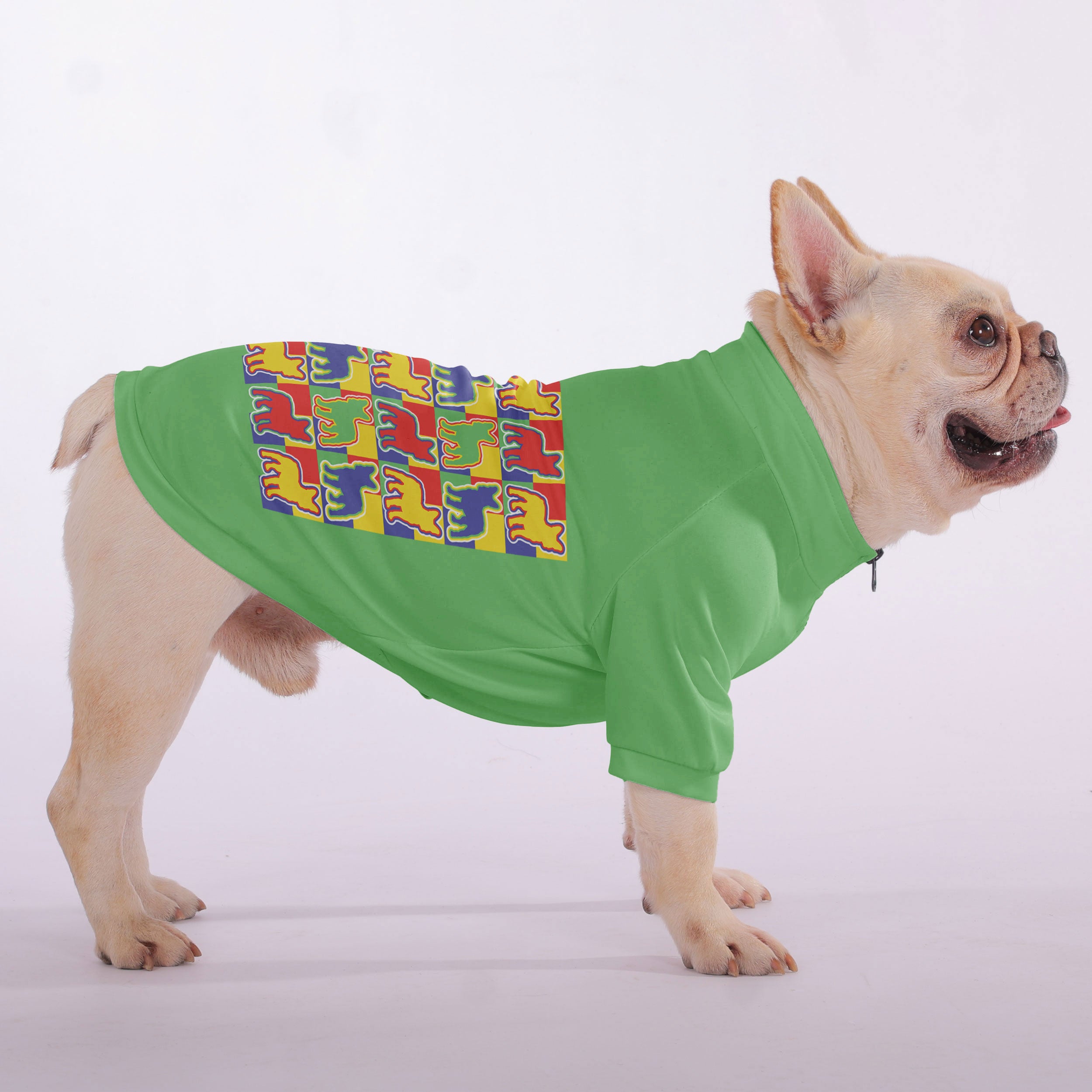 Quincy - Snuggly Zip-Up Sweatshirt for French Bulldogs