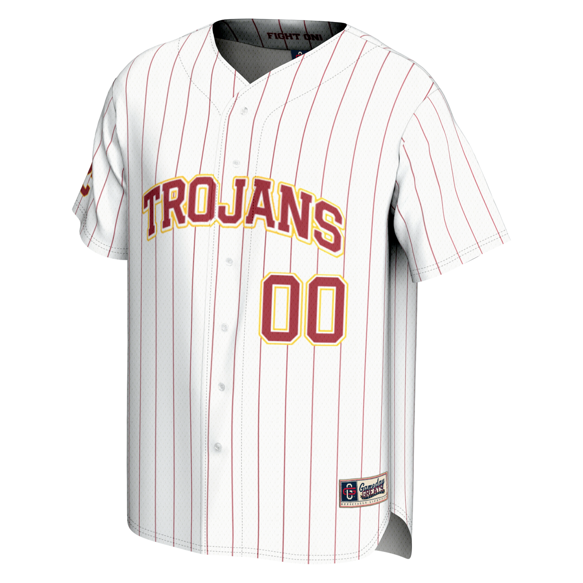 [DDG] USC Trojans GameDay Greats NIL Pick-A-Player Baseball Lightweight Jersey - White