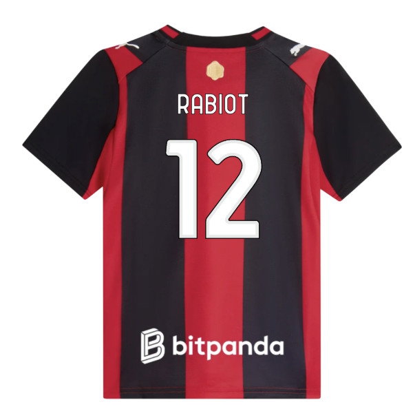 [JED] 2026-2027 AC Milan Home Shirt (Kids) (Rabiot 12)