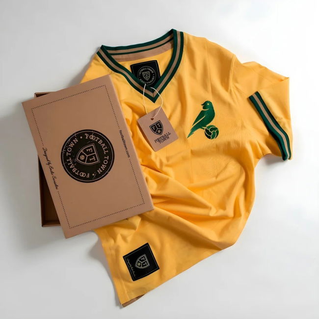 Professional Vintage Brazil Canarinha Soccer Jersey Performance