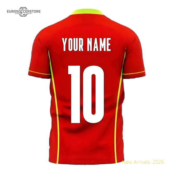 Macedonia 2025 Home Jersey Shirt Football Fan Apparel For Football Fans