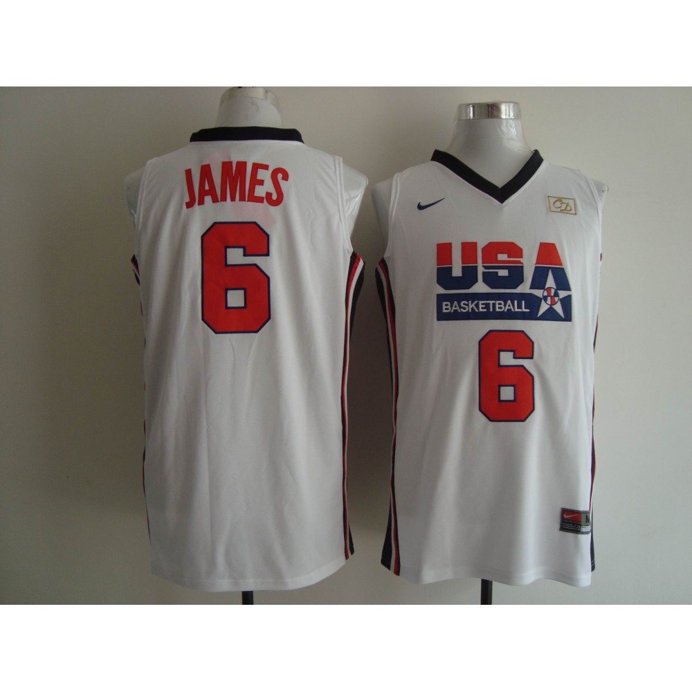 Jersey LeBron James6 - White - Basketball Fan Gear