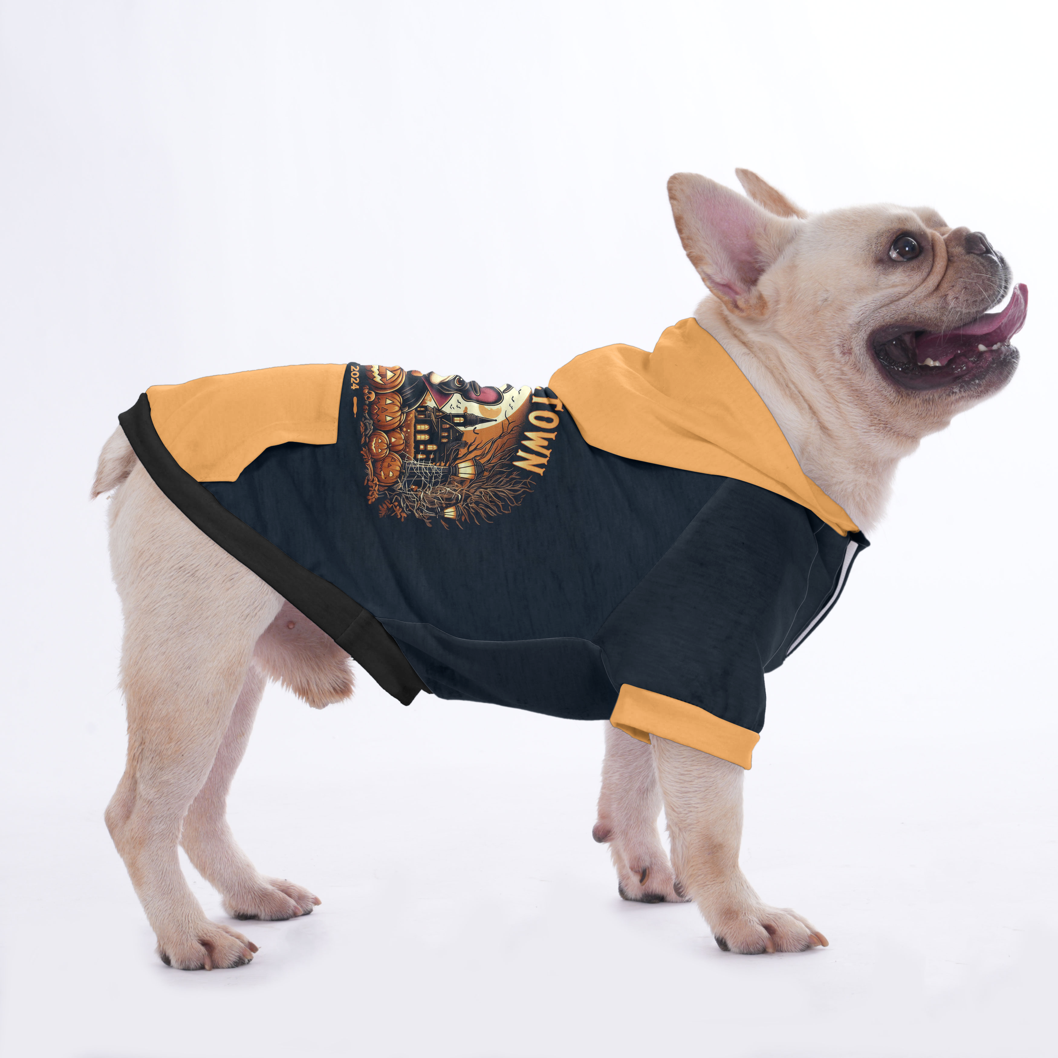 French Bulldog The Frenchie Town Hoodies For French Bulldog | Frenchie