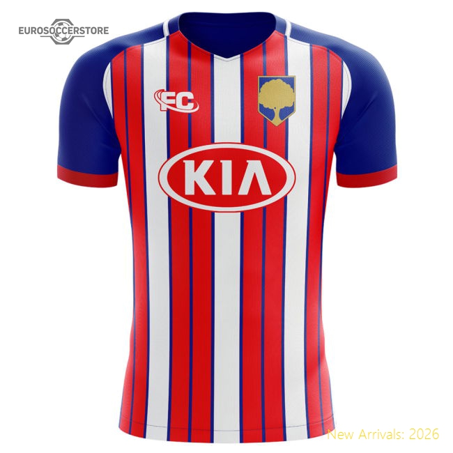 2018-2019 Atletico Madrid Home Fan Version Womens 2019 Atletico Shirt
