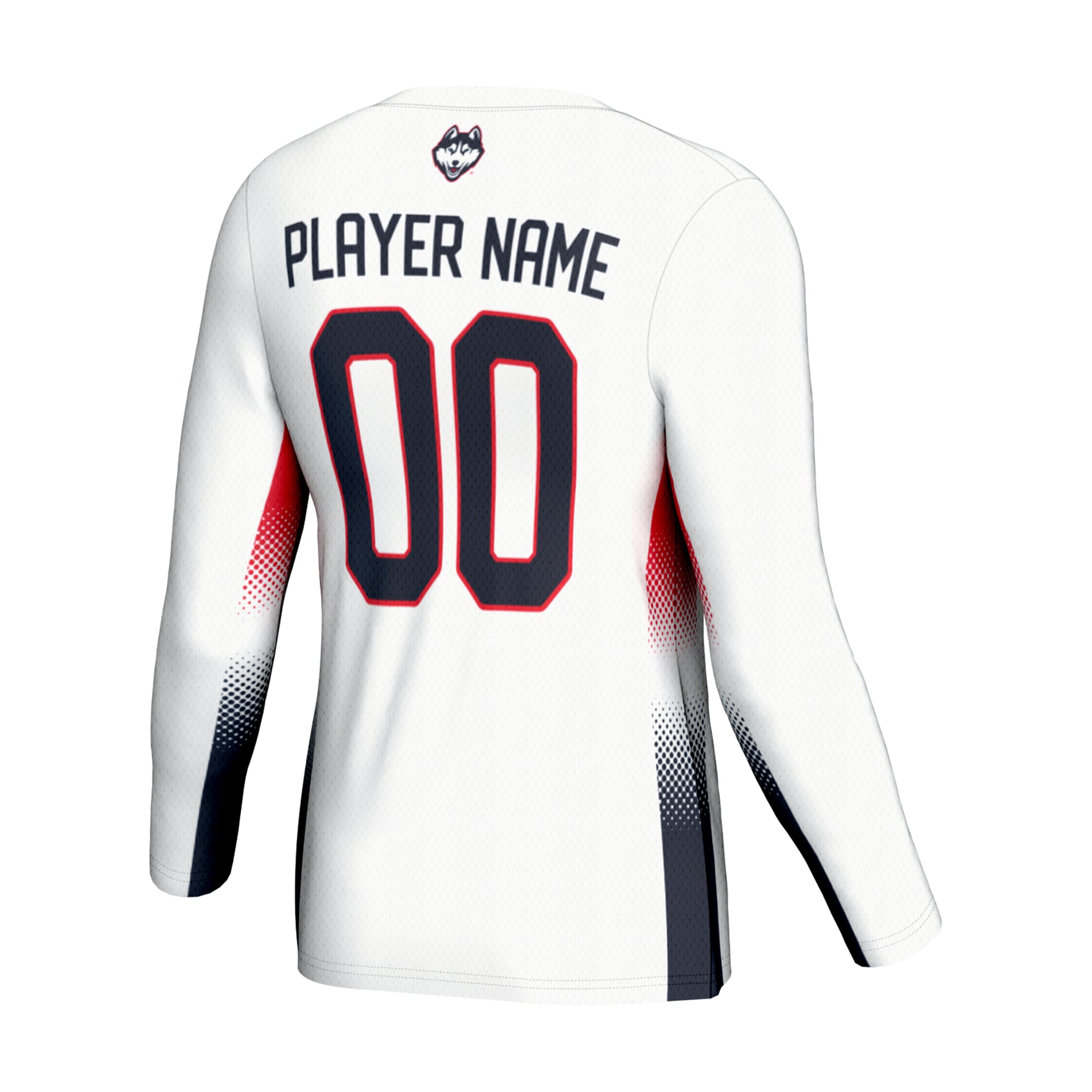 UConn Huskies GameDay Greats Youth NIL Lightweight Volleyball Jersey - White
