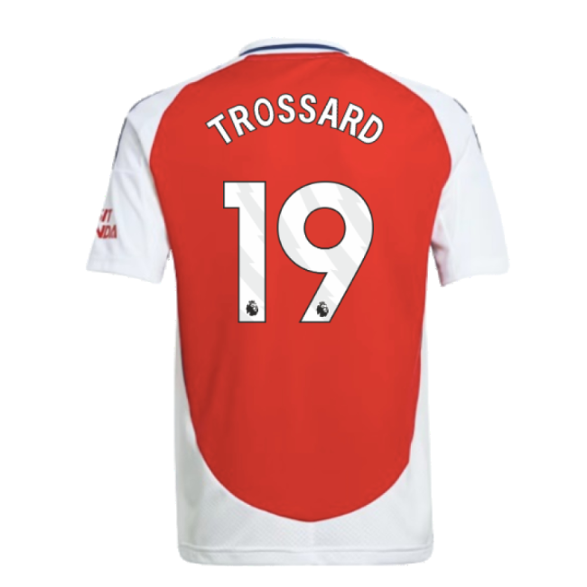 New Arsenal Home Football Shirt 2024-2025 (Trossard 19) (Kids)