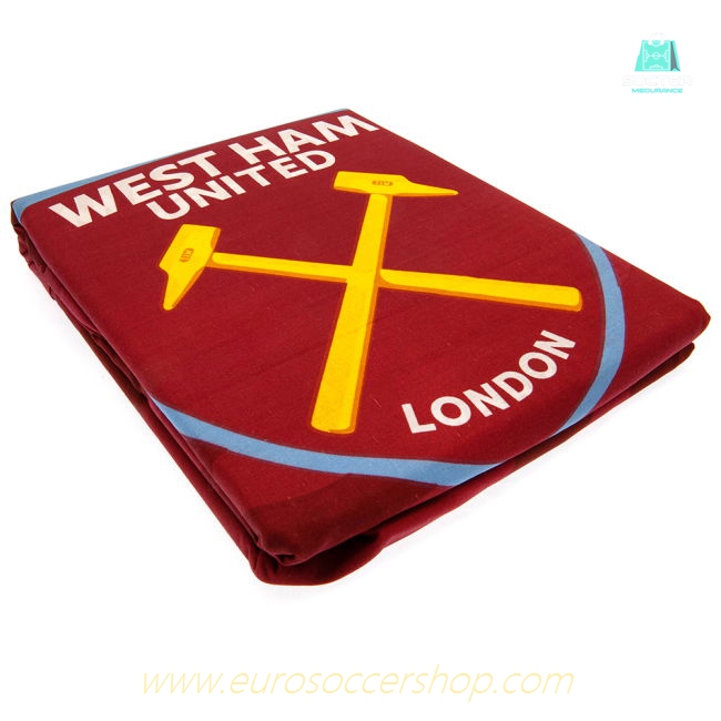 West Ham United FC Player Camo Single Duvet Set