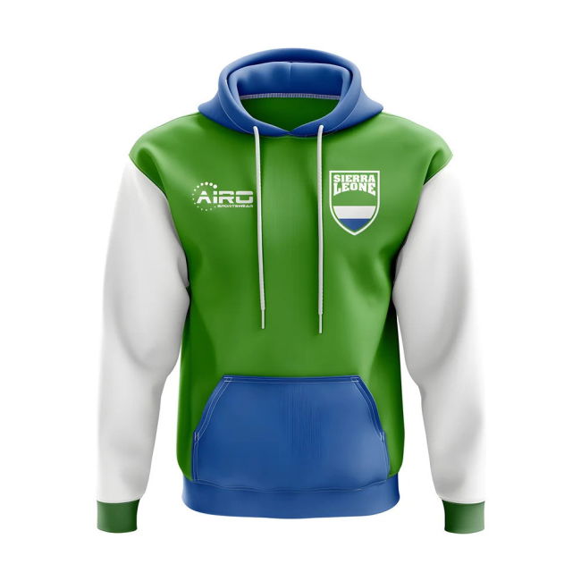 Collector'S-Item Sierra Leone Concept Country Football Hoody (Green)