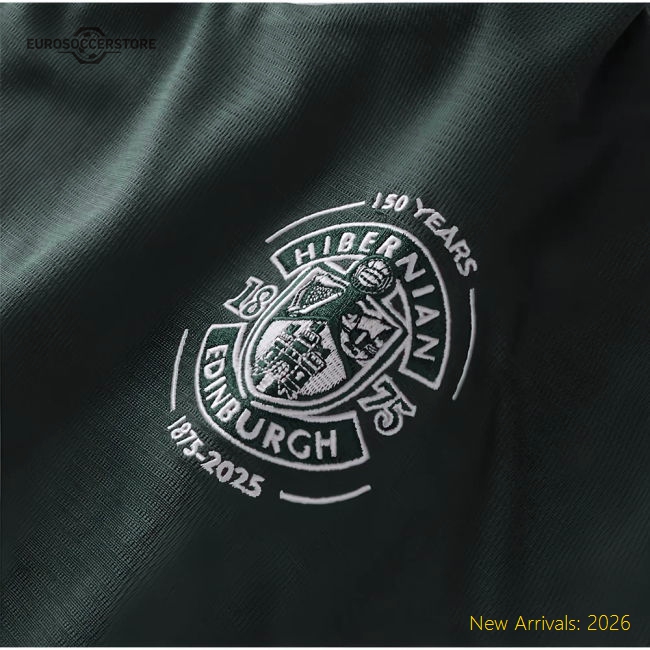 Hibernian Children 2025 Home Jersey Shirt Football Fan Apparel