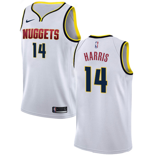 Nuggets White Denver Nuggets #14 Nike Jersey - Basketball Jersey