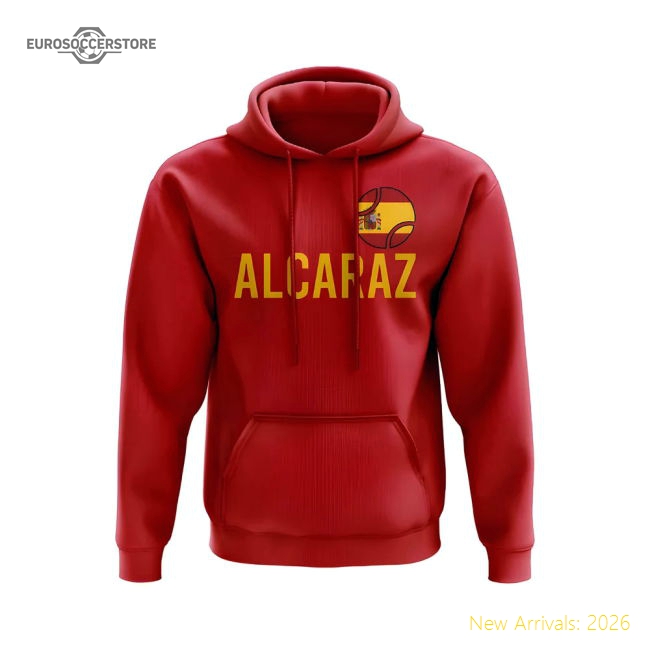 Carlos Alcaraz Spain Name Hoody (Red)