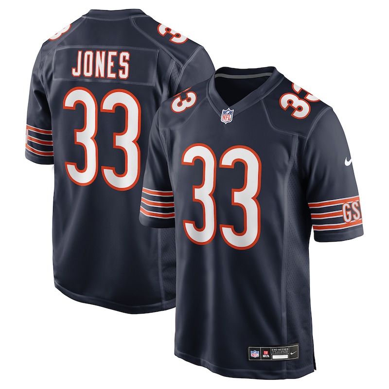 None Jaylon Jones Chicago Bears Stylish Collector's Item for NFL Fans