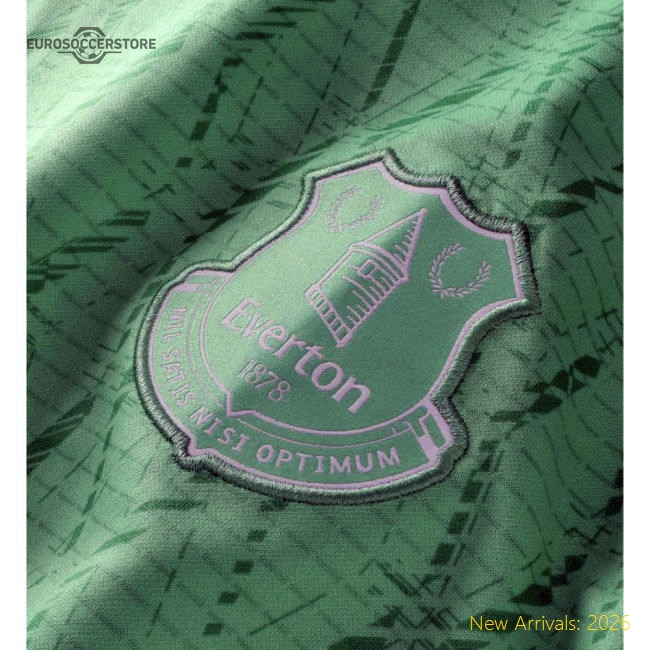 Everton 2025-2026 Goalkeeper Home Shirt (Green) In Multiple Adult Sizes